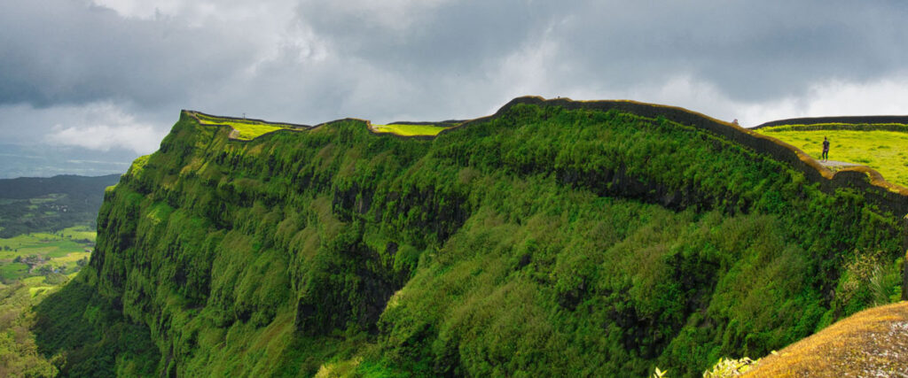 Korigad Fort with monsoon greenery – easy trek near Pune