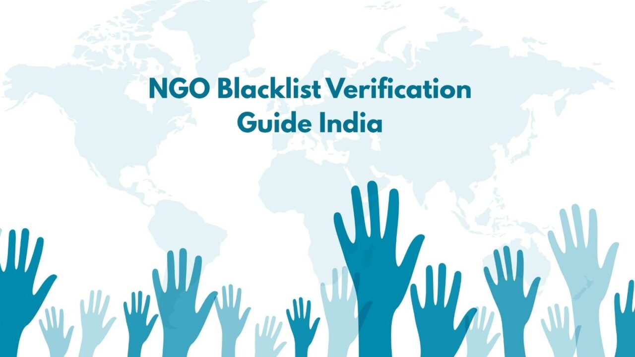 How to Check Whether an NGO Is Blacklisted by the Government