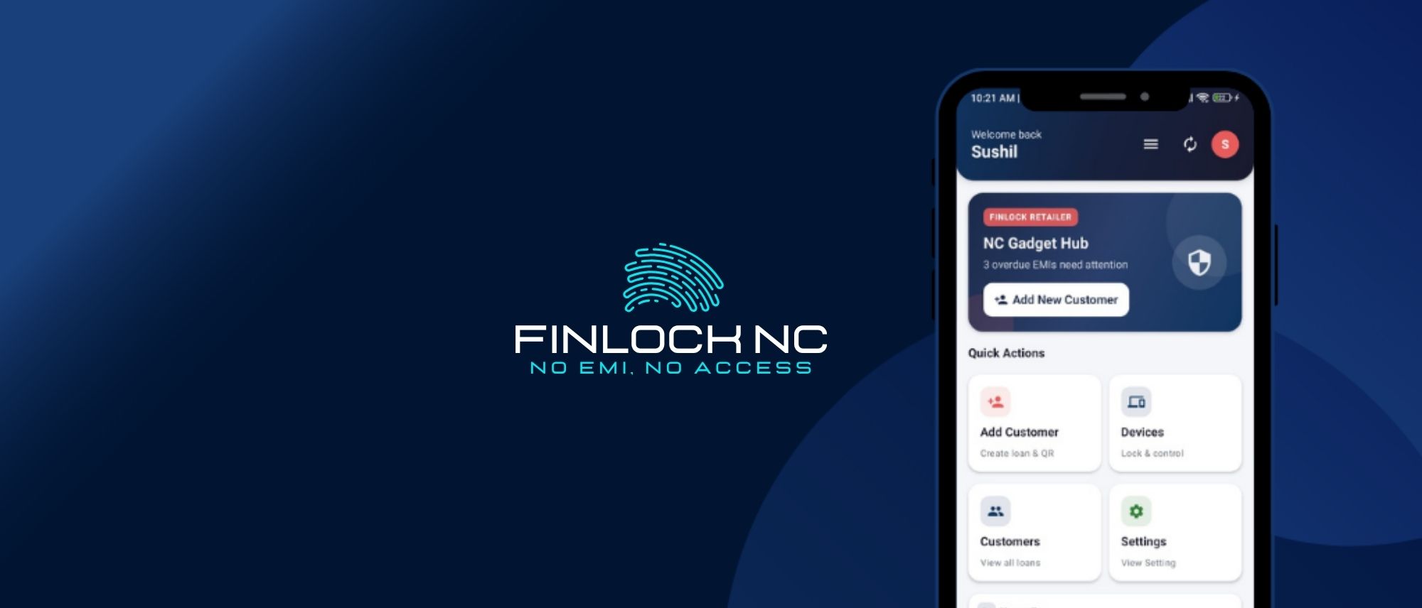 FinLock NC Device Management for Phone Financing